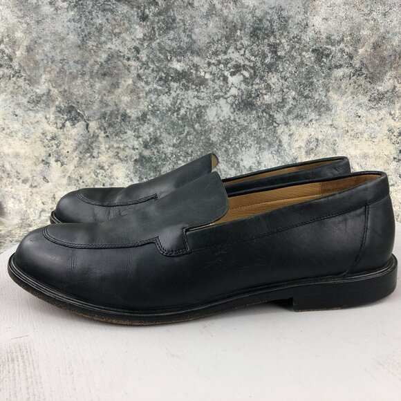 Cole Haan Men\'s Size 11M Black Leather Closed Toe Slip On Loafers Made In USA main image 11